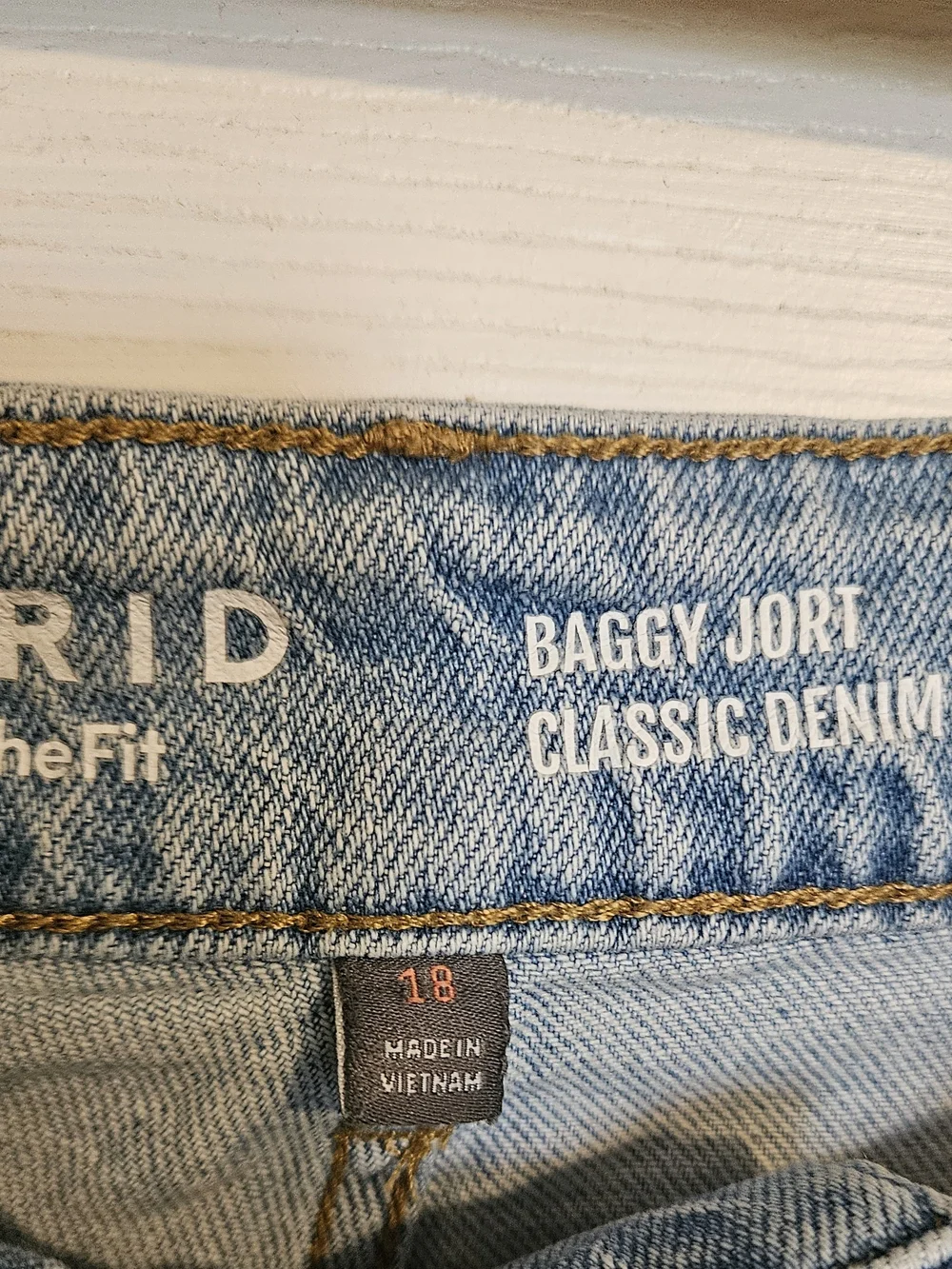 torrid Womens Light Blue Denim Jort Shorts
